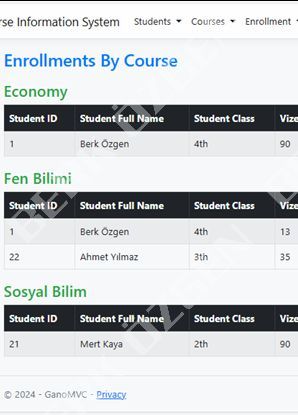 Course Information System